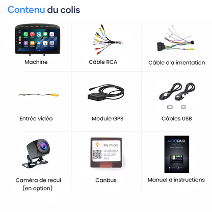 Ecran pour Peugeot 408 2007-2015 | Collection TrueFit