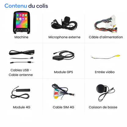 Ecran pour Renault Scenic 2013-2024 | Collection TrueFit