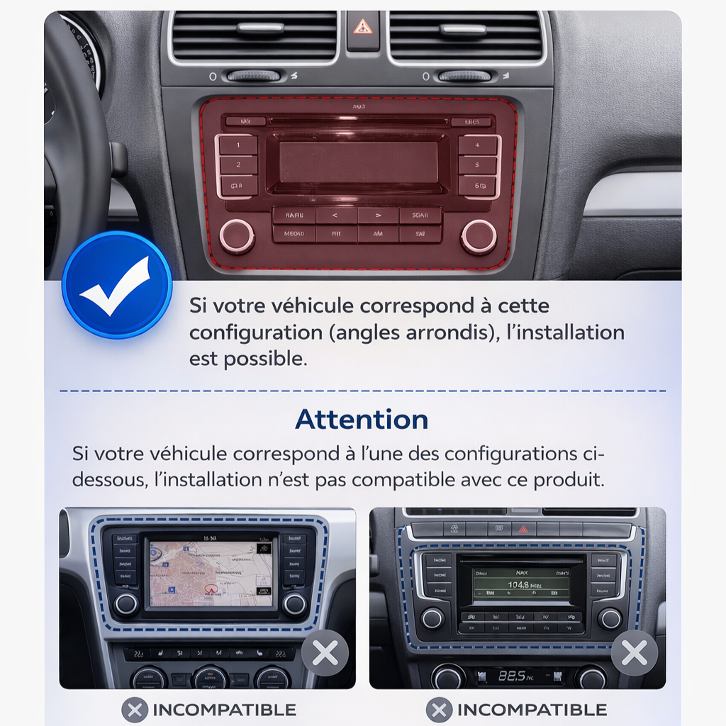 Ecran pour Volkswagen Scirocco 2008-2017 | Collection TrueFit