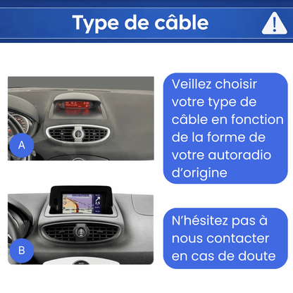 Ecran pour Renault Clio 3 2005-2014 | Collection TrueFit